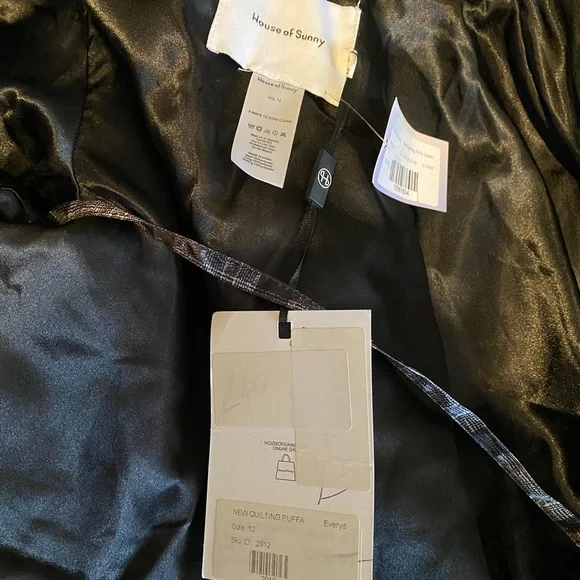 House of Sunny Plaid Puffer Coat - Picture 6 of 8